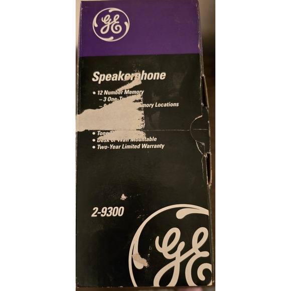 Vintage GE Speakerphone 2-9300 with 12 Number Memory Open Box - Picture 5 of 10